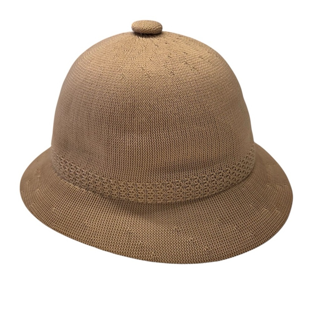 Kangol Tan Bucket Knit Hat